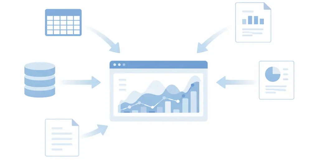 数据分散在多个来源 数据分散在多个来源