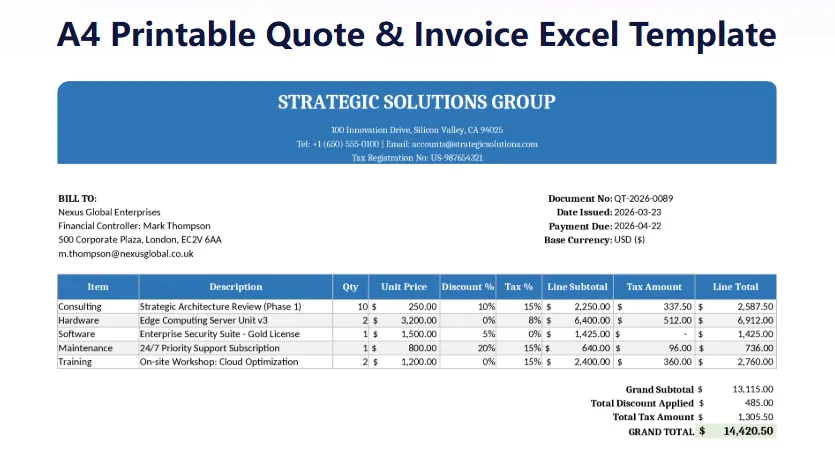 Invoice Template