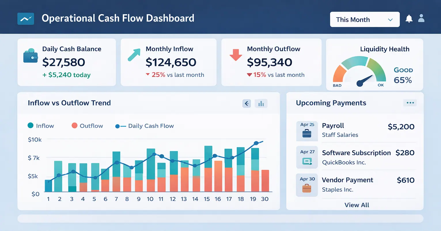 Operative Cashflow-Dashboards