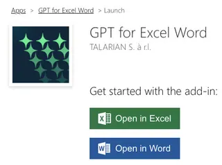 安装GPT for Excel 安装GPT for Excel