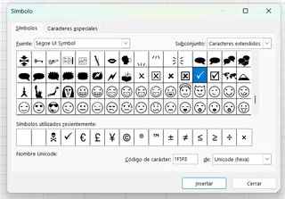 符号对话框中的勾选符号1 符号对话框中的勾选符号1