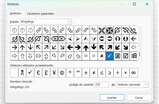 符号对话框中的勾选符号 字符代码2 符号对话框中的勾选符号 字符代码2