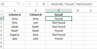 使用IF函数自定义Excel中的消息4