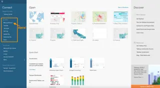 Tableau连接界面截图1