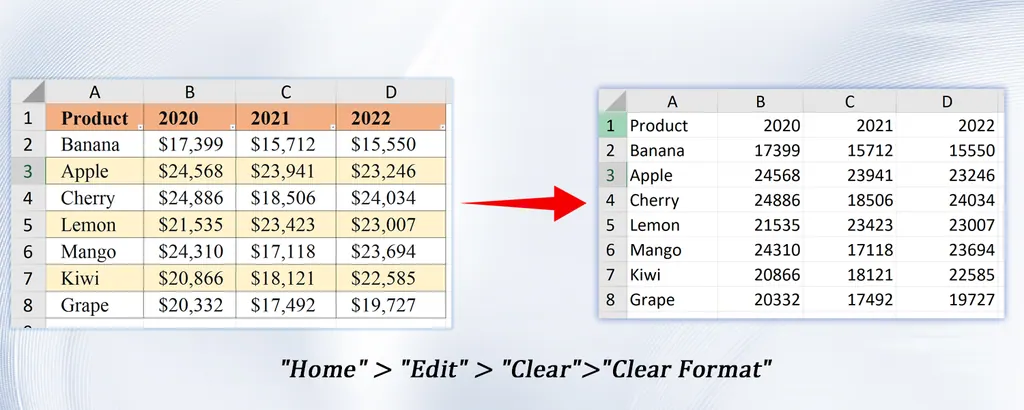 清除格式 清除格式