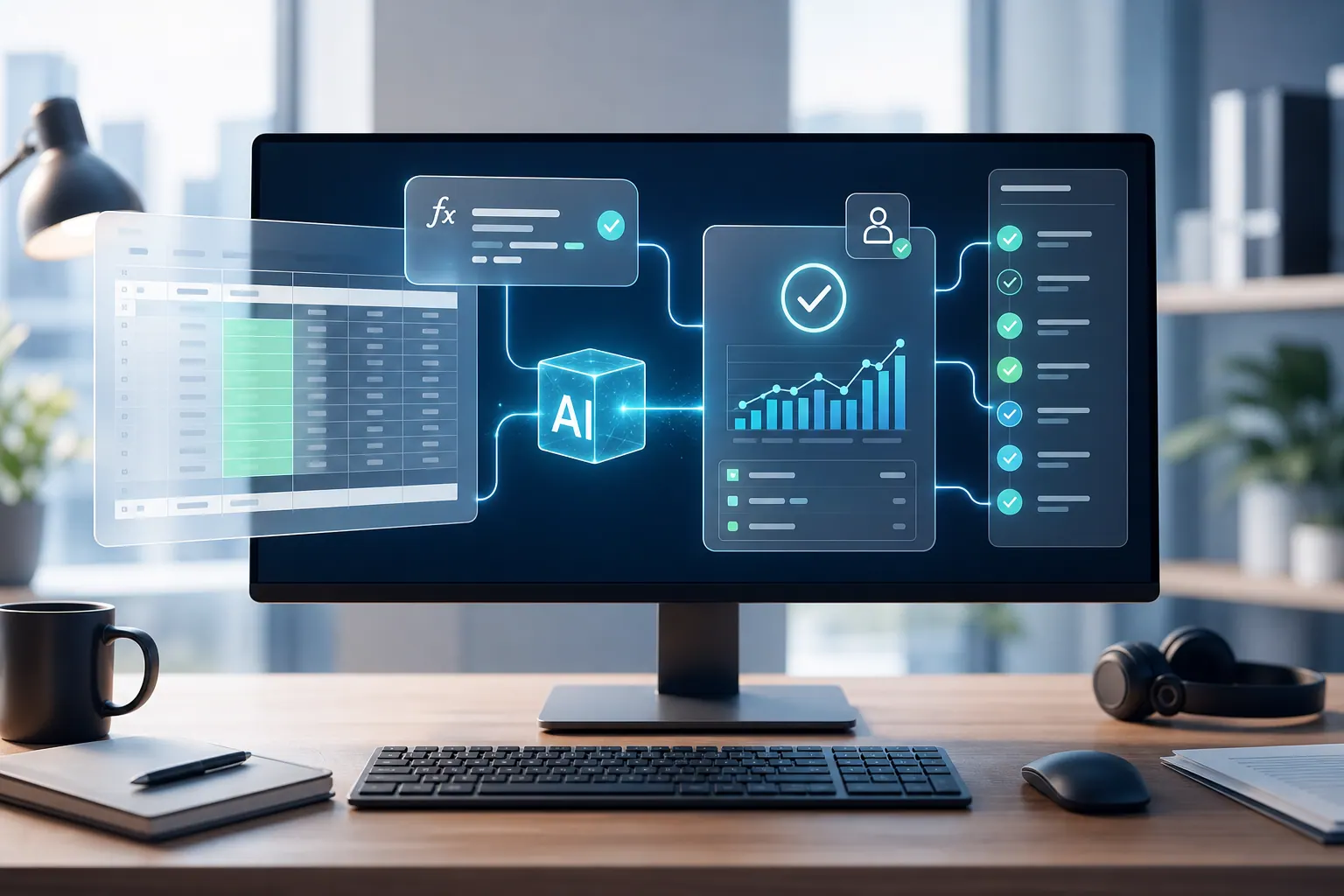 検証可能なExcel AIワークフローは、ワークブックの根拠とレビュー済みの回答を繋ぎます
