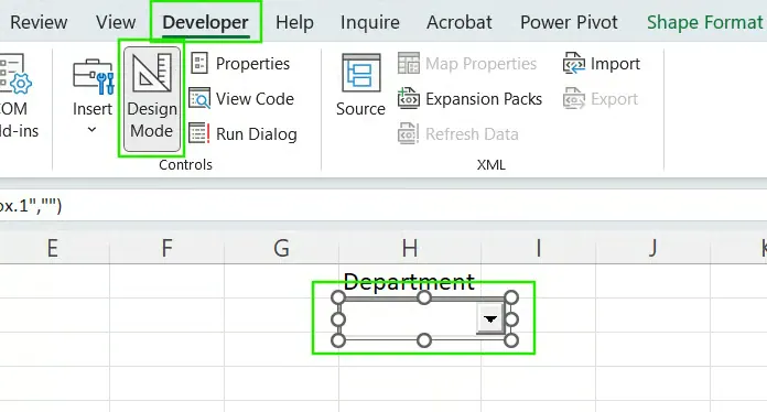 Wie man Kombinationsfelder und ActiveX-Steuerelemente in Excel entfernt 13