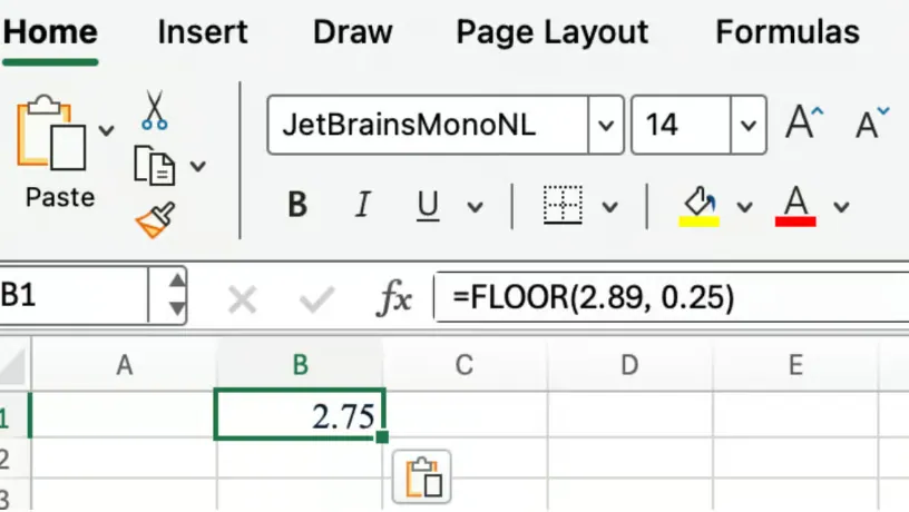 Excel FLOOR-Funktion für die Preisgestaltung 3