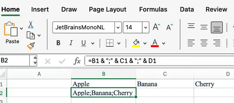手动添加分隔符 3