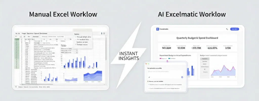 Transform messy Excel data into a clear dashboard