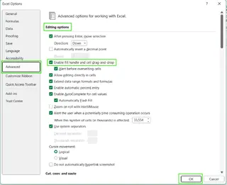 Excel中启用填充柄方法9 Excel中启用填充柄方法9