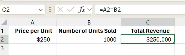 Umsatzziel-Datensatz verwendet mit Excel Goal Seek 9