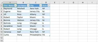 匡优Excel 中的清洗数据预览 匡优Excel 中的清洗数据预览