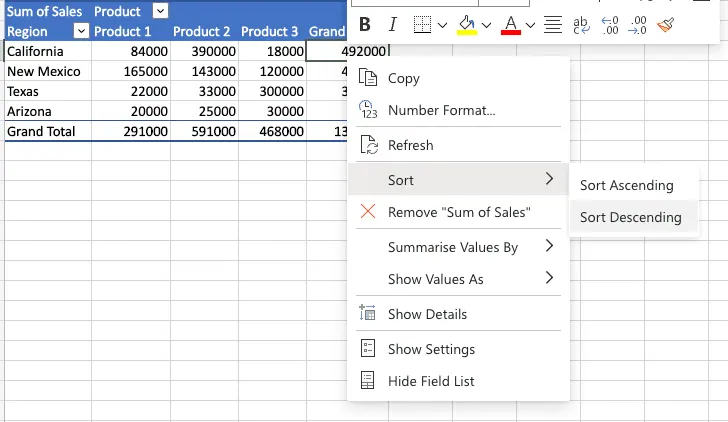 Excel 图表菜单和格式设置控件