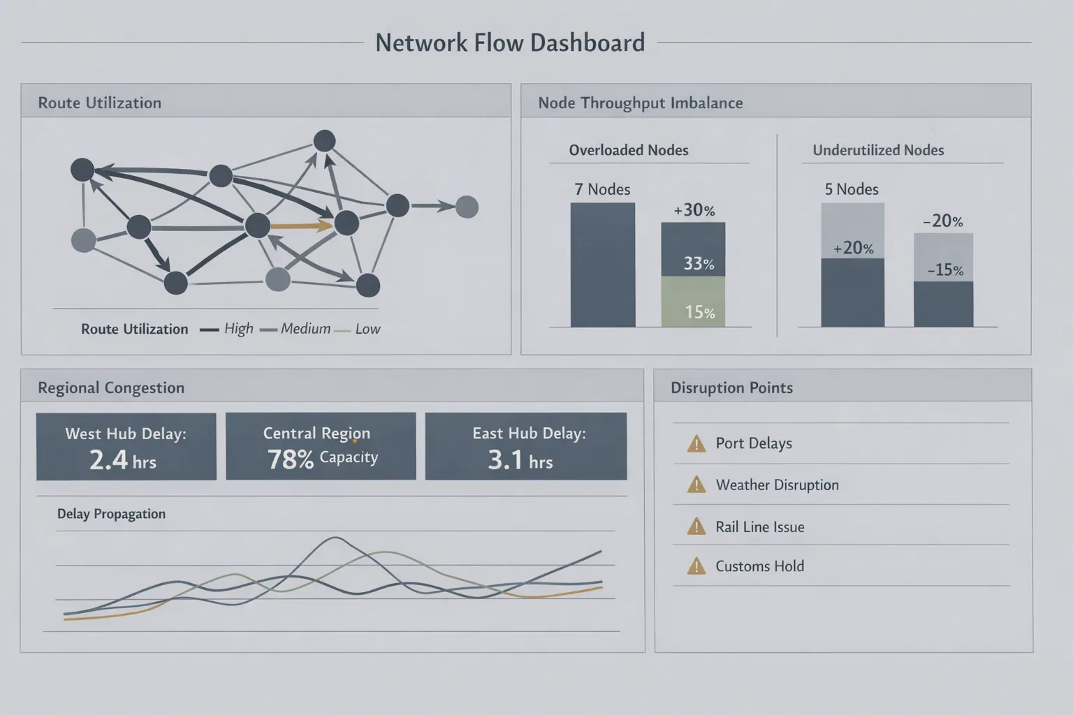 Netzwerkfluss-Dashboard