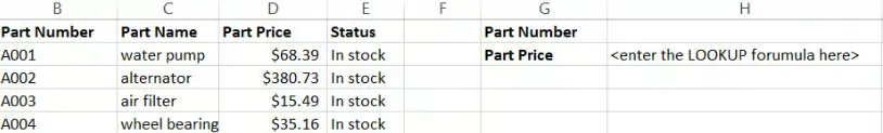 lookup function 1