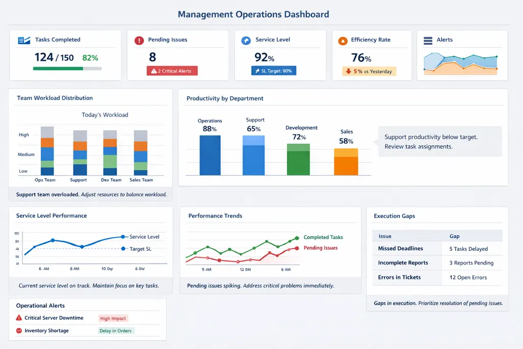 Management Operations Dashboard