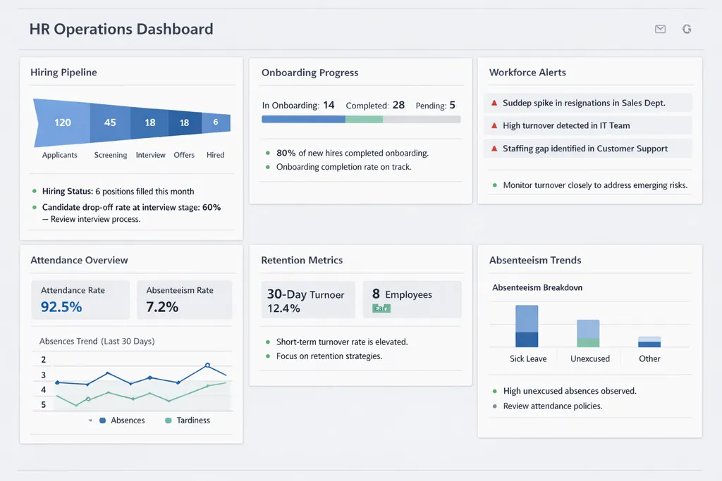 HR Operations Dashboard