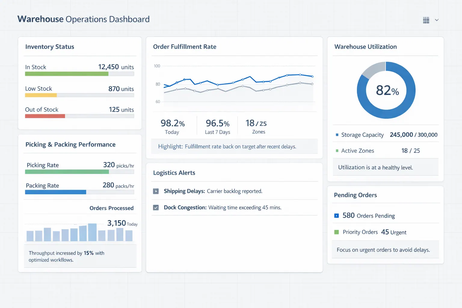 Lager-Operations-Dashboard