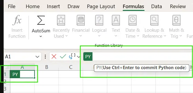 Python-Umgebung in Excel überprüfen. 2