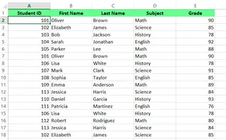 选择数据区域 4