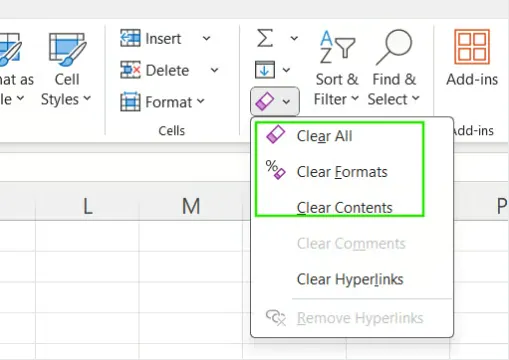 Spill-Bereich in Excel leeren 6
