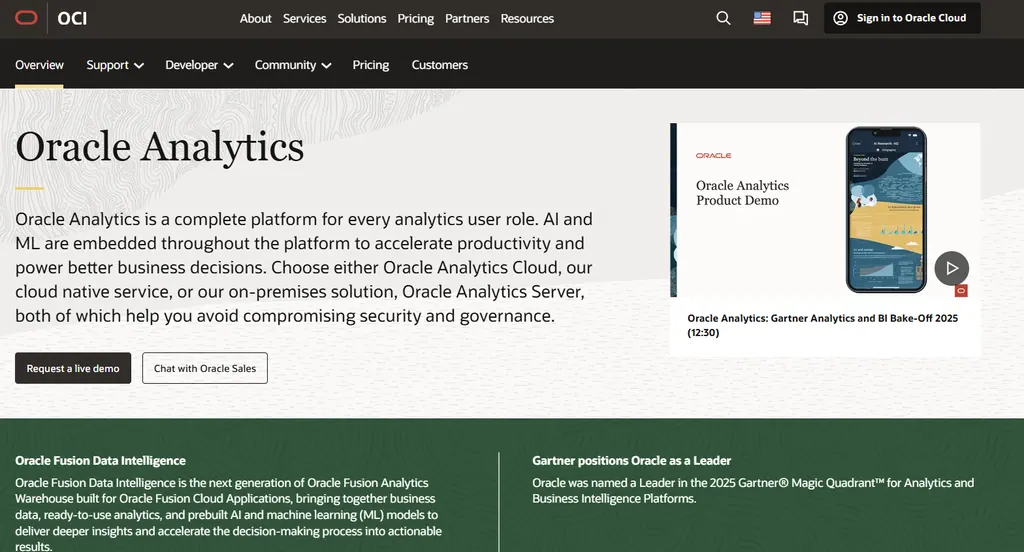 Oracle Analytics