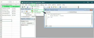使用 VBA 取消隐藏 Excel 中的所有行。 5
