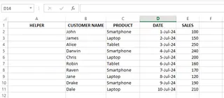 创建辅助列。 4
