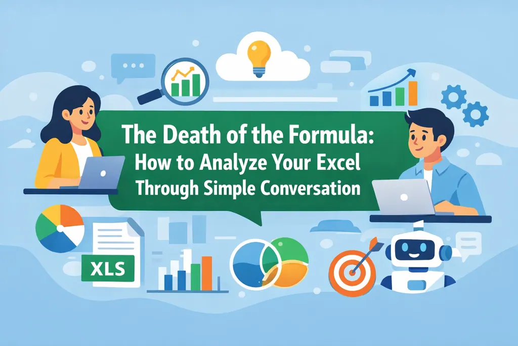 停止编写公式：与 Excel 聊天以分析数据 via 匡优数言 AI