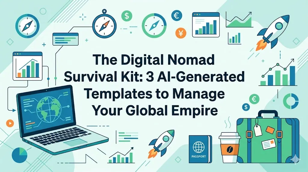 Survival-Kit für digitale Nomaden: 3 KI-generierte Vorlagen für Ihr globales Imperium
