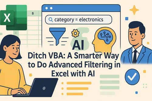 告别VBA：利用AI在Excel中实现高级筛选的更智能方法