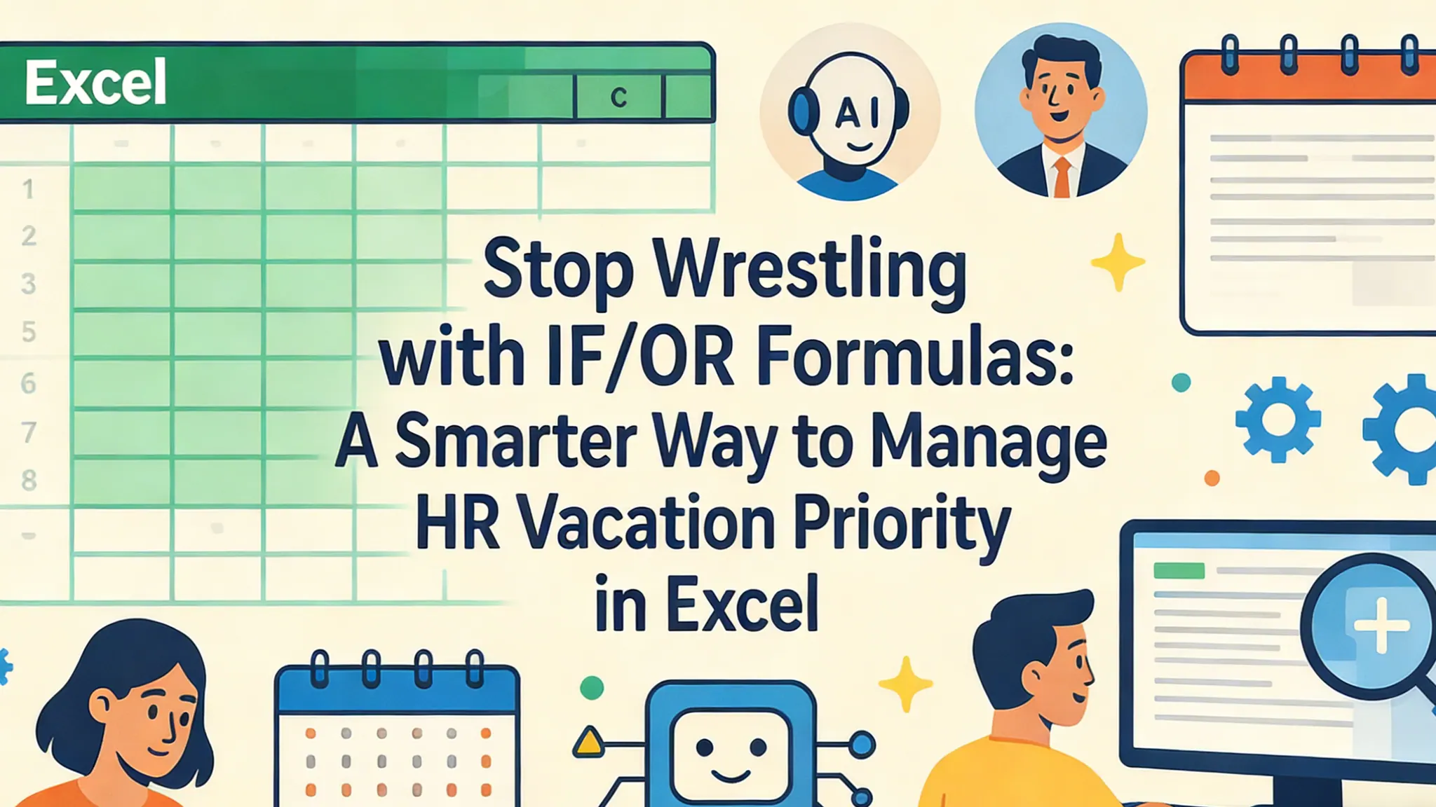 告别IF/OR公式的困扰：在Excel中管理HR休假优先级的更优方案