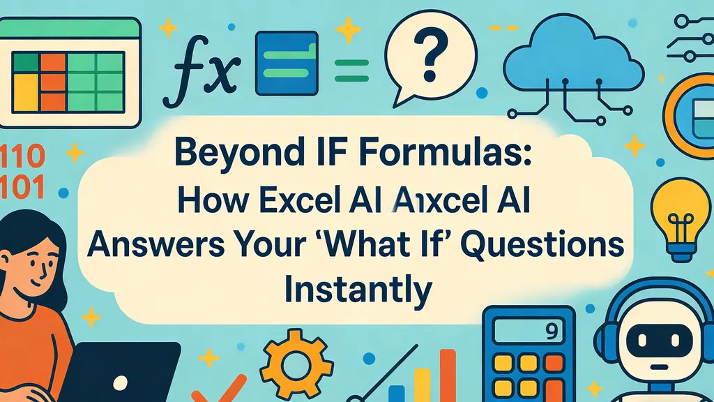 超越IF公式：Excel AI如何即时解答您的"假设"问题