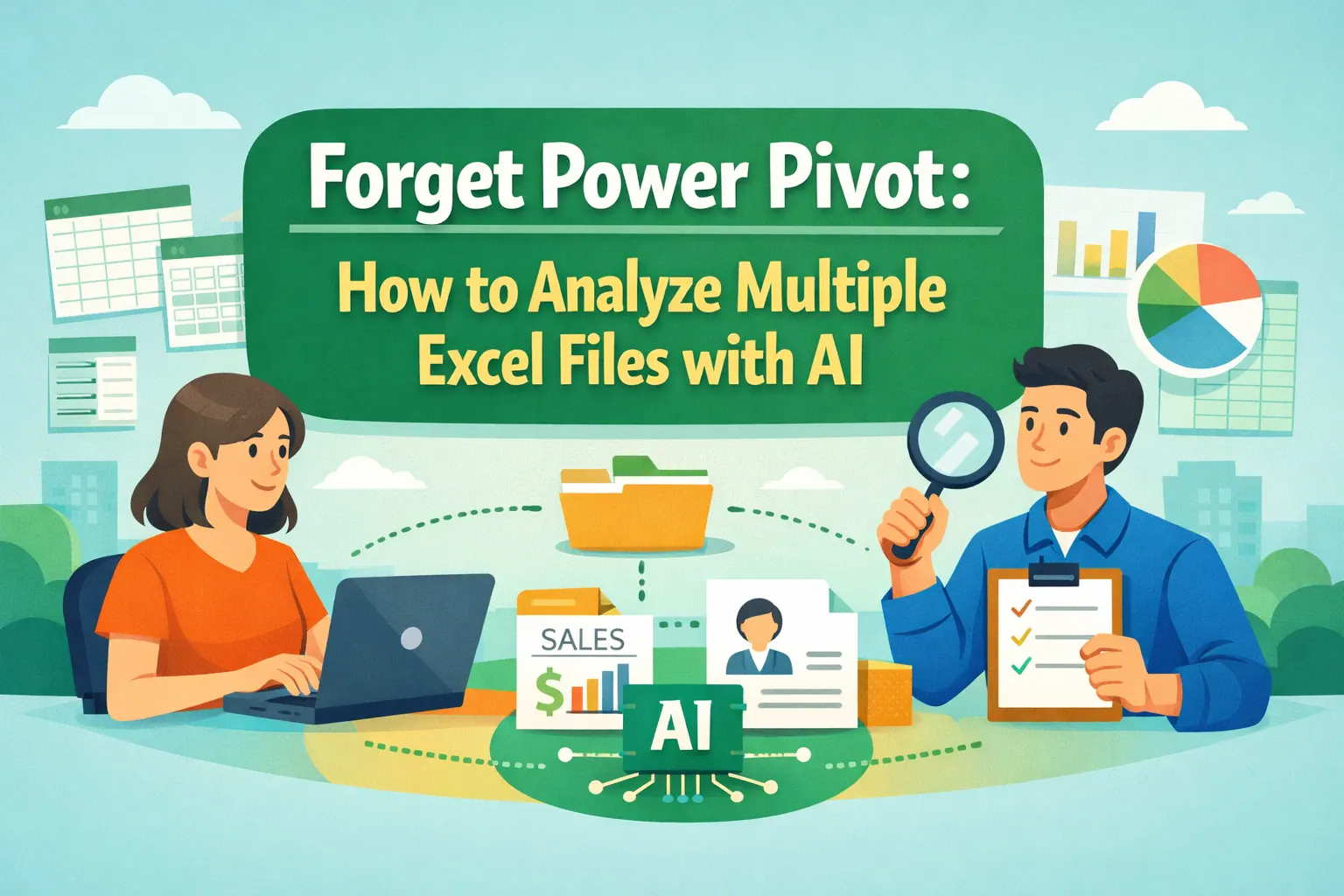 告别Power Pivot：如何用AI分析多个Excel文件
