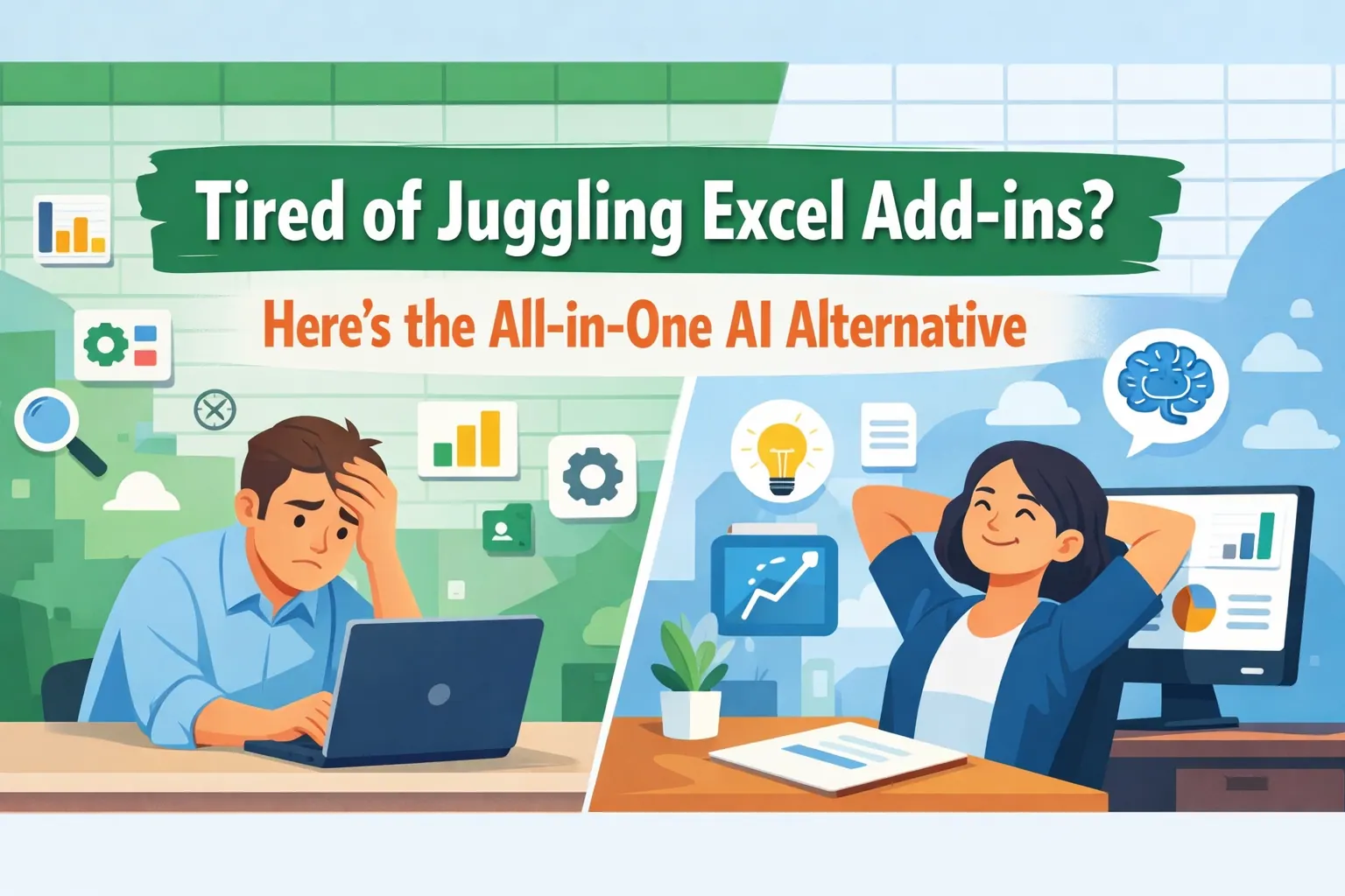 厌倦了在Excel插件间来回切换？试试这款全能AI替代方案