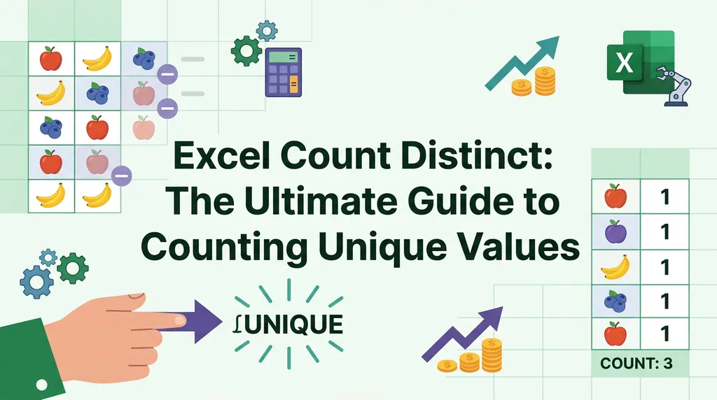 Excel Count Distinct：计数唯一值的终极指南
