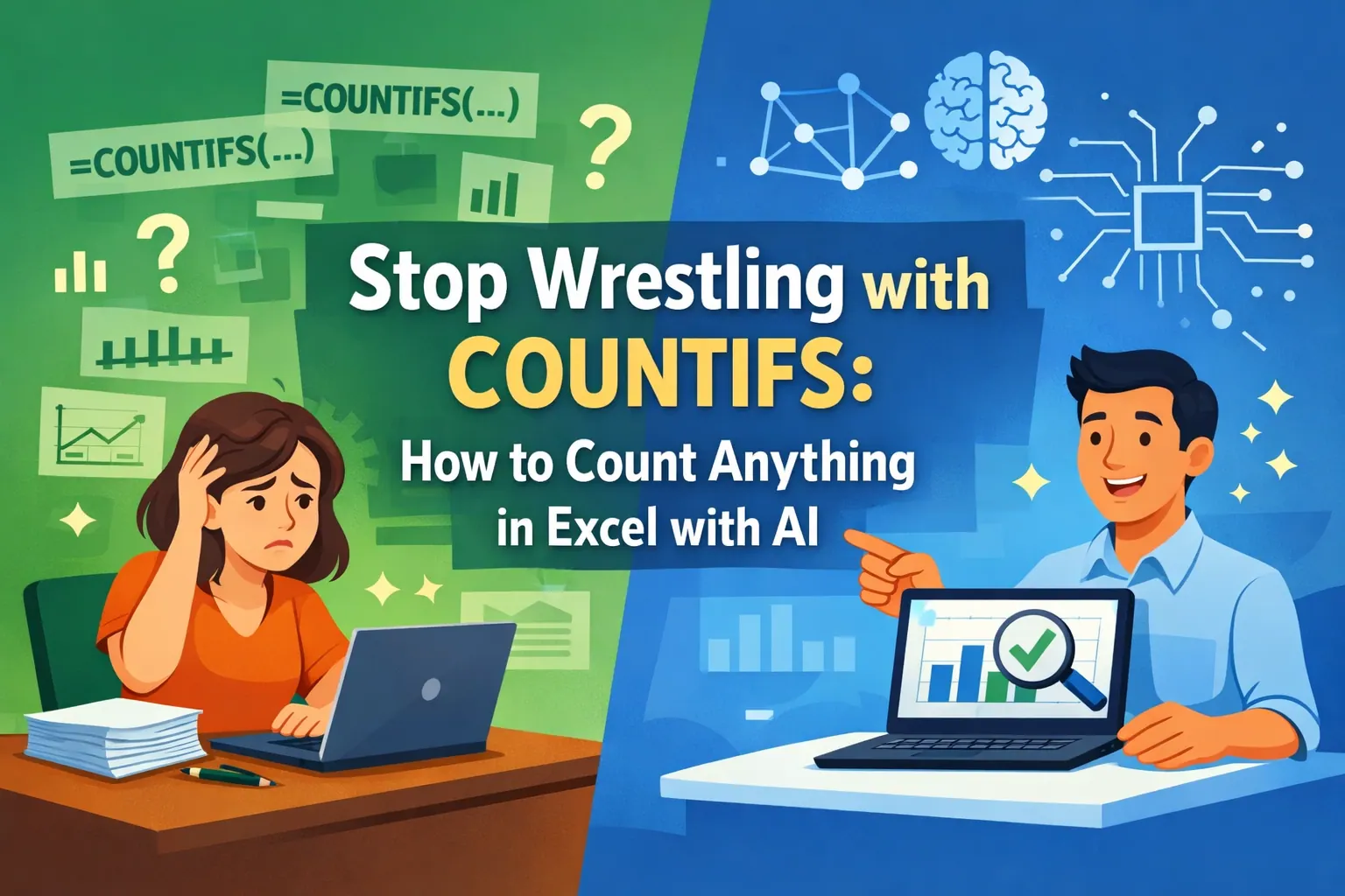 告别 COUNTIFS：如何用 AI 在 Excel 中实现任意计数