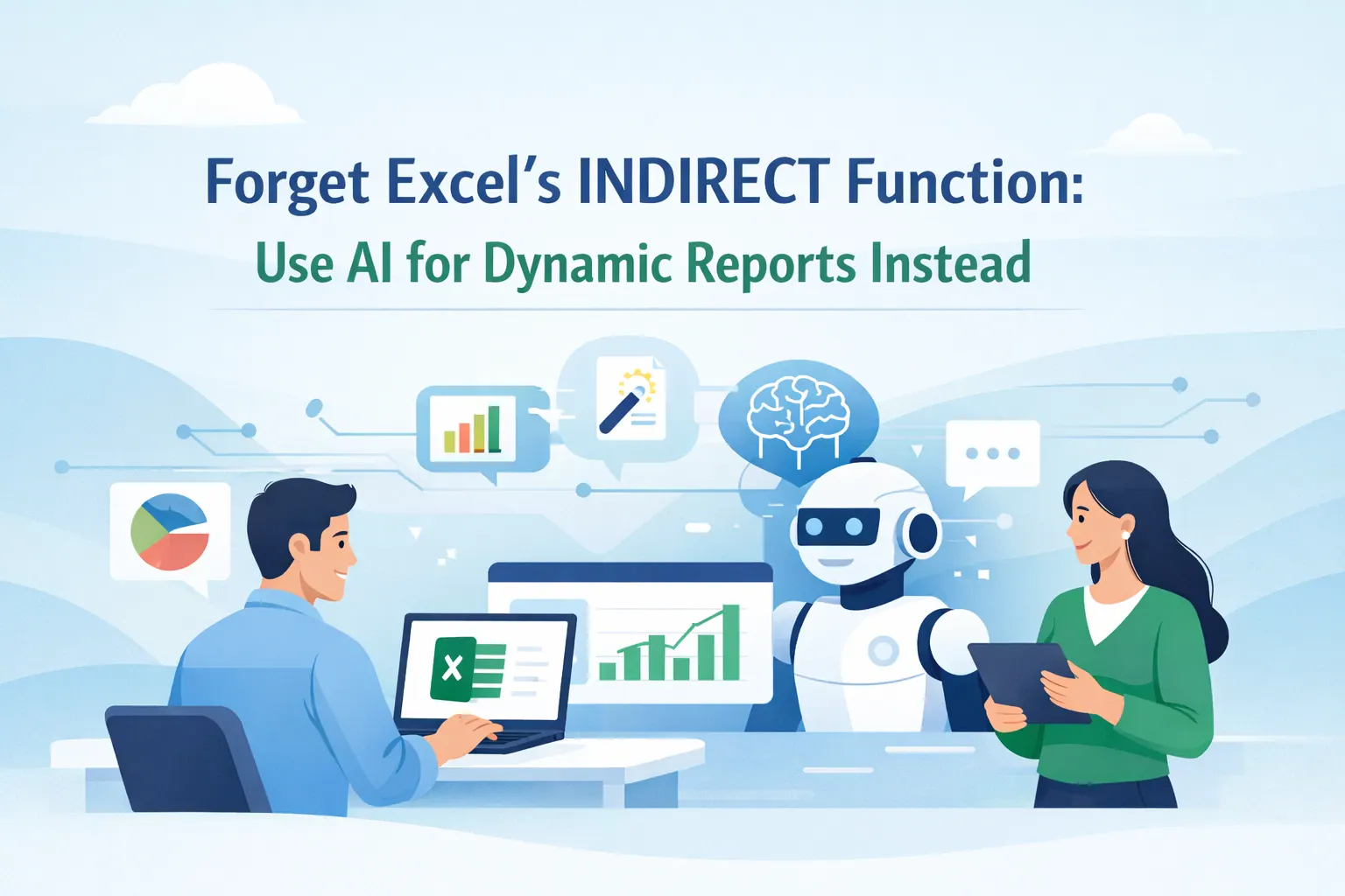 告别 Excel INDIRECT 函数：改用 AI 创建动态报表
