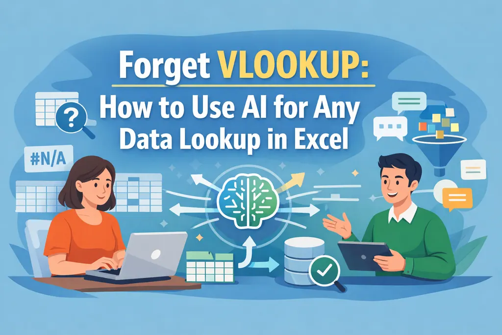 告别 VLOOKUP：如何用 AI 在 Excel 中查找任何数据