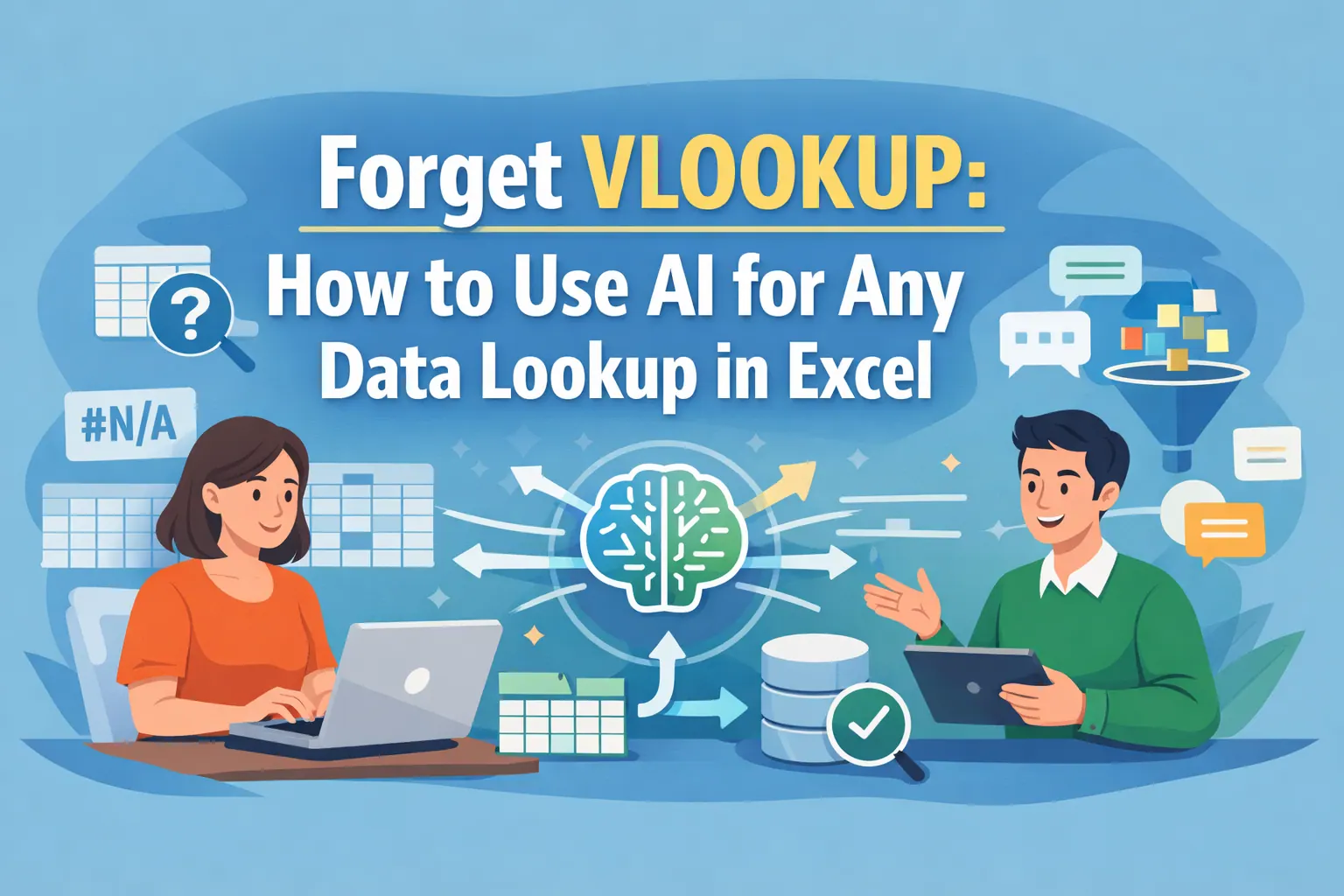 告别 VLOOKUP：如何用 AI 在 Excel 中查找任何数据