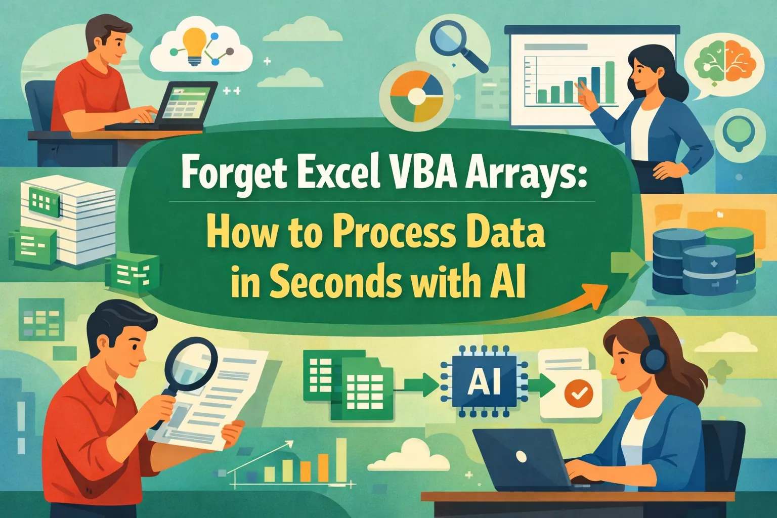 告别 Excel VBA 数组：如何利用 AI 秒级处理数据