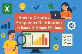 如何在 Excel 中创建频率分布:5 种简单方法 如何在 Excel 中创建频率分布:5 种简单方法