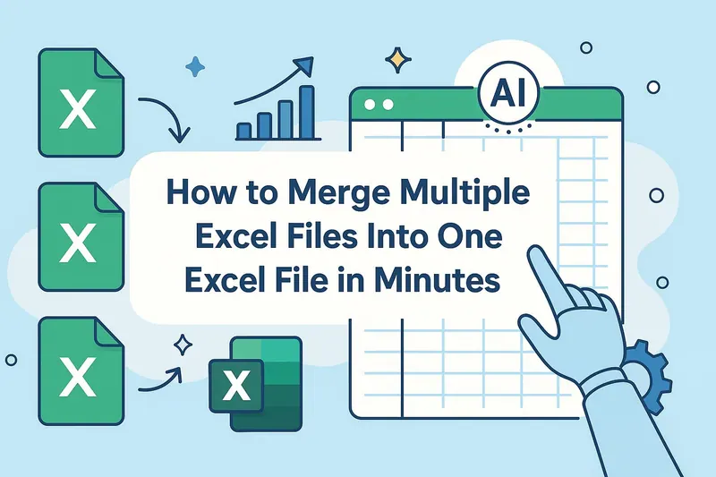 Multi Excel Files Vector 自动合并多个Excel文件 | 匡优Excel