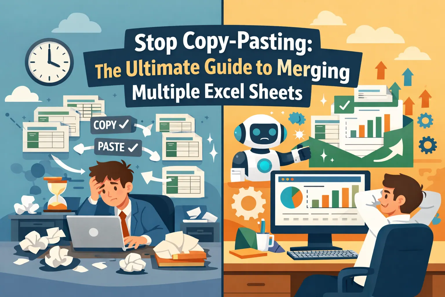 停止复制粘贴：合并多个 Excel 工作表的终极指南