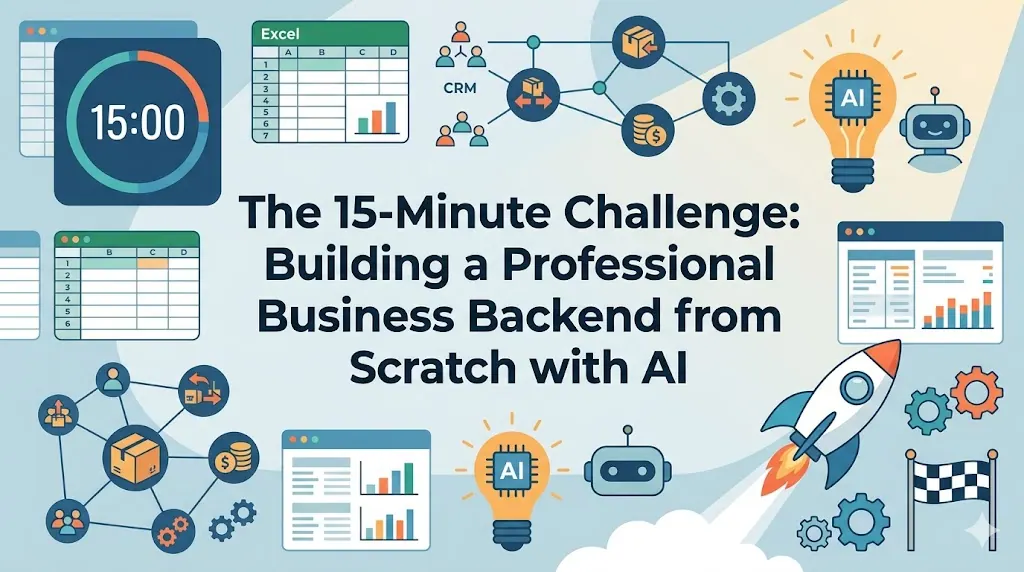 Die 15-Minuten-Challenge: Professionelles Business-Backend von Grund auf mit KI erstellen