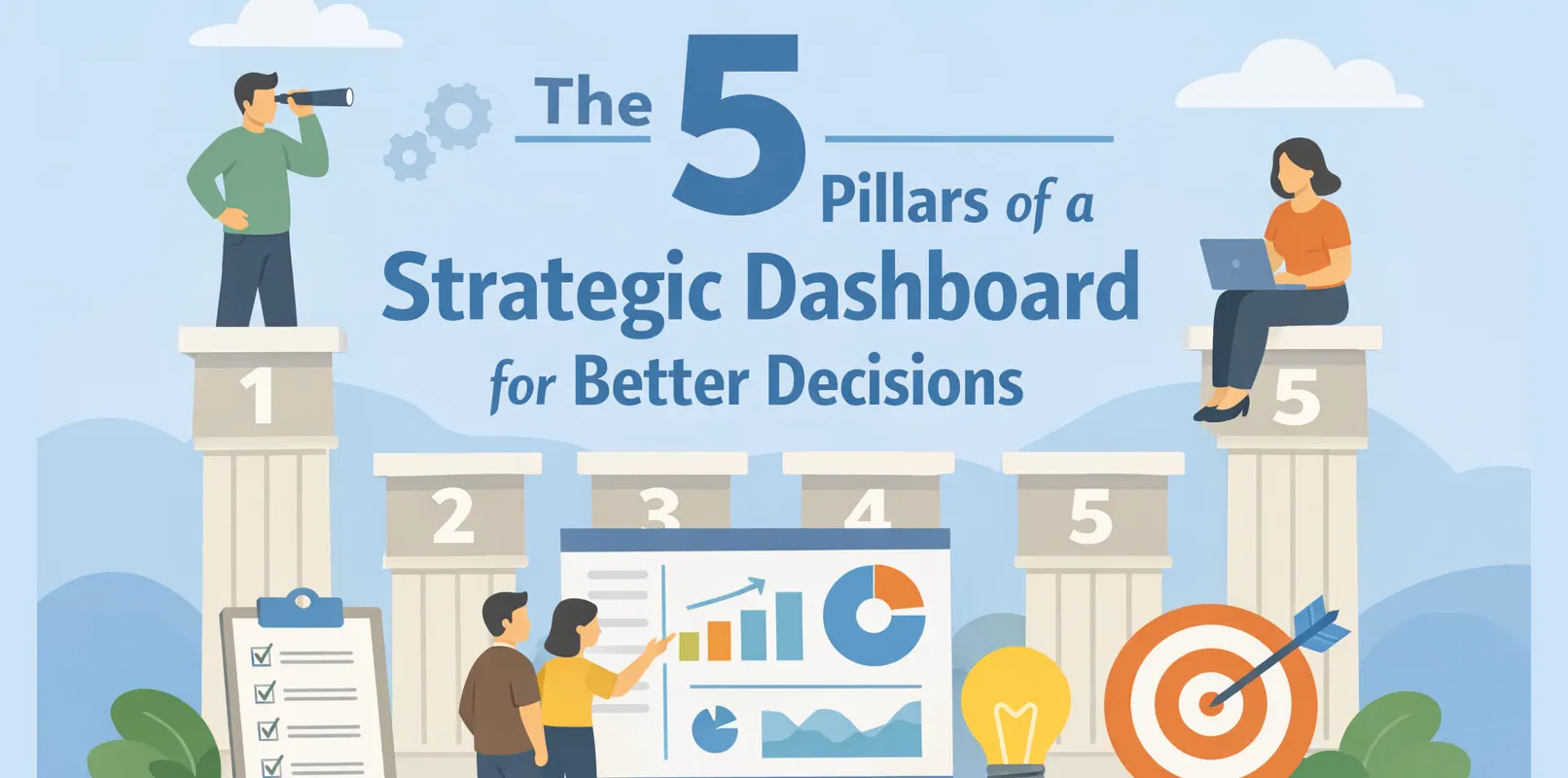 助力更佳决策的战略仪表盘五大支柱