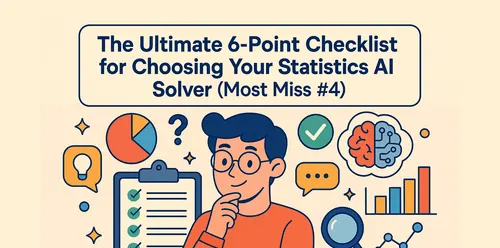 选择统计AI求解器的终极6点清单（多数人忽略第4点）