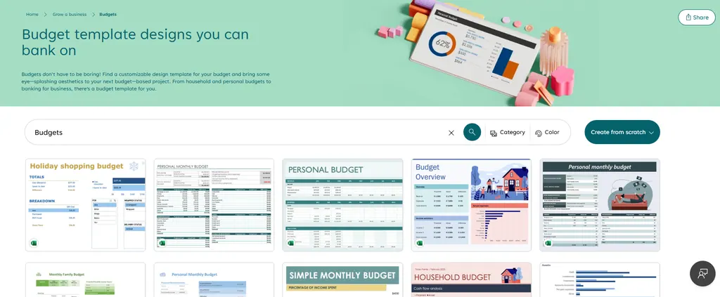 Excel个人预算模板 Excel个人预算模板
