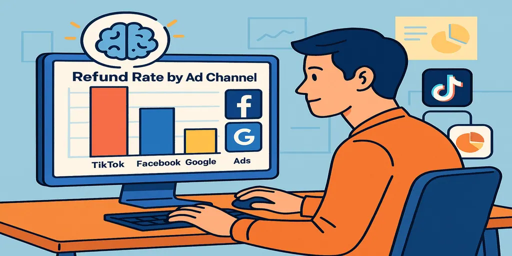 哪个广告渠道退货最多？用这款 AI生成图表一秒揭晓